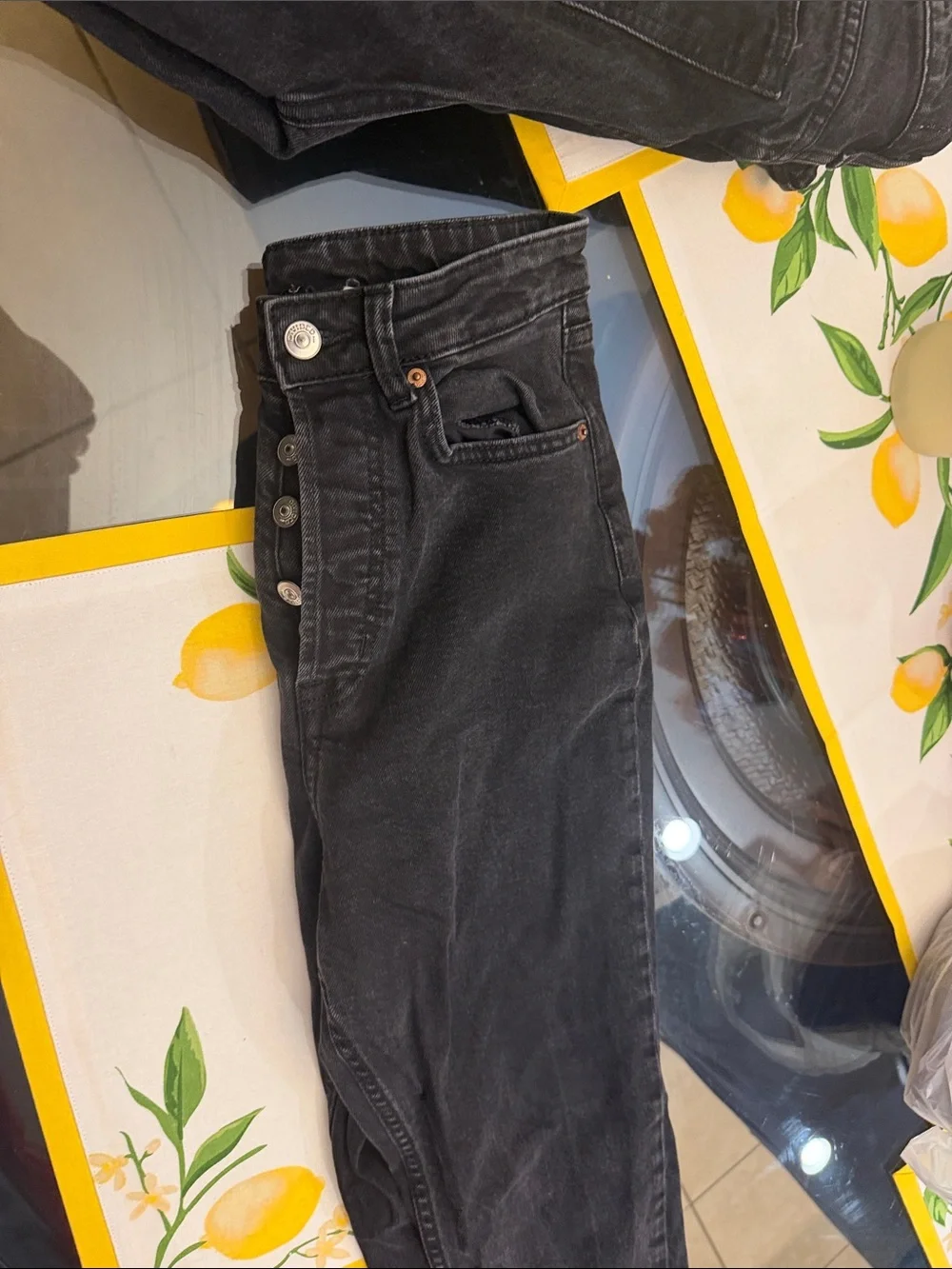 Divided Black Straight Leg Men’s Jeans